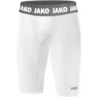 JAKO Herren Short Tight Compression 2.0, Größe S in Weiß