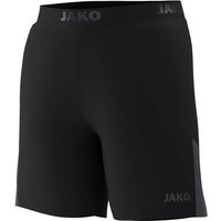 JAKO Herren Shorts Running Short Power, Größe L in Schwarz