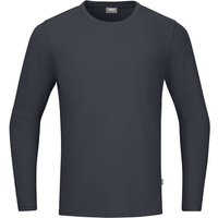 JAKO Herren Sweatshirt Longsleeve Organic, Größe XL in Grau