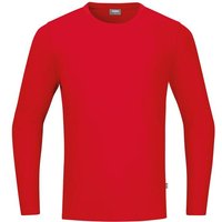 JAKO Herren Sweatshirt Longsleeve Organic, Größe L in Rot