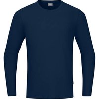 JAKO Herren Sweatshirt Longsleeve Organic, Größe 3XL in Blau