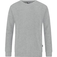 JAKO Herren Sweatshirt Sweat Organic, Größe L in Silber