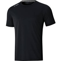JAKO Herren T-Shirt Run 2.0, Größe L in Schwarz