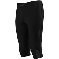 JAKO Herren Tight Capri Tight Power, Größe XL in Schwarz