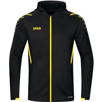 JAKO Herren Trainingsjacke Challenge mit Kapuze, Größe M in Schwarz