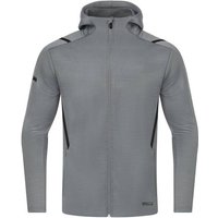 JAKO Kinder Freizeitjacke Challenge mit Kapuze, Größe 128 in Grau