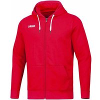 JAKO Kinder Kapuzenjacke Base, Größe 164 in Rot