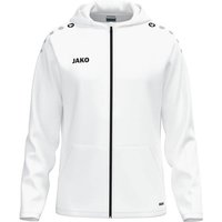 JAKO Kinder Kapuzenjacke Light One, Größe 152 in Weiß