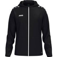 JAKO Kinder Kapuzenjacke Light One, Größe 140 in Schwarz