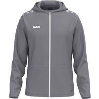 JAKO Kinder Kapuzenjacke Light One, Größe 128 in Grau