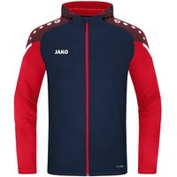 JAKO Kinder Kapuzenjacke Performance, Größe 128 in Blau