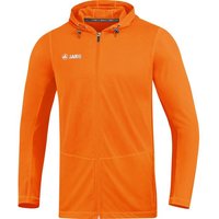 JAKO Kinder Kapuzenjacke Run 2.0, Größe 152 in Orange
