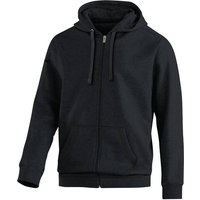 JAKO Kinder Kapuzenjacke Team, Größe 128 in Schwarz