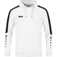 JAKO Kinder Kapuzensweat Kapuzensweat Power, Größe 128 in Weiß