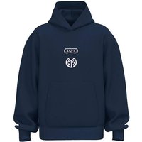 JAKO Kinder Mainz 05 Hooded Sweat Freizeit, Größe 140 in Blau