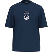 JAKO Kinder Mainz 05 T-Shirt Freizeit, Größe 128 in Blau