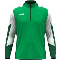 JAKO Kinder Pullover Ziptop Dynamic, Größe 164 in Grün