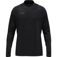 JAKO Kinder Pullover Ziptop Light Flow, Größe 164 in Schwarz