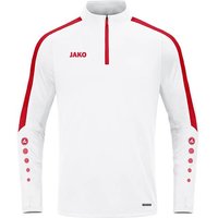 JAKO Kinder Pullover Ziptop Power, Größe 152 in Weiß