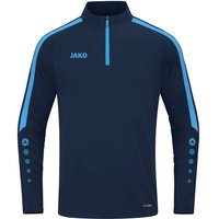 JAKO Kinder Pullover Ziptop Power, Größe 140 in Blau