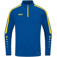 JAKO Kinder Pullover Ziptop Power, Größe 128 in Blau