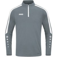 JAKO Kinder Pullover Ziptop Power, Größe 152 in Grau