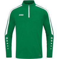 JAKO Kinder Pullover Ziptop Power, Größe 152 in Grün