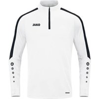 JAKO Kinder Pullover Ziptop Power, Größe 128 in Weiß