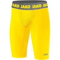 JAKO Kinder Short Tight Compression 2.0, Größe 164 in Gelb
