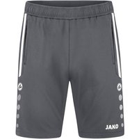 JAKO Kinder Shorts Trainingsshort Allround, Größe 140 in Grau