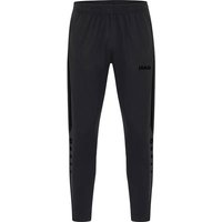 JAKO Kinder Sporthose Polyesterhose Power, Größe 128 in Schwarz