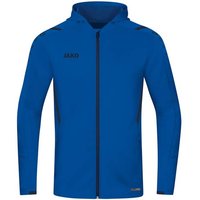 JAKO Kinder Trainingsjacke Challenge mit Kapuze, Größe 164 in Blau
