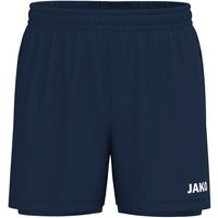 JAKO Unisex 2-in-1 Short One, Größe XL in Blau