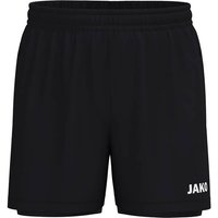 JAKO Unisex 2-in-1 Short One, Größe S in Schwarz