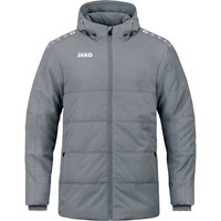 JAKO Unisex Coachjacke One mit Kapuze, Größe S in Grau