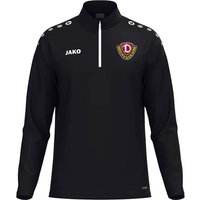 JAKO Unisex Dynamo Dresden Ziptop One, Größe S in Schwarz