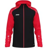 JAKO Unisex Kapuzenjacke Sonic, Größe 4XL in Schwarz