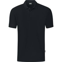 JAKO Unisex Polo Organic, Größe S in Schwarz
