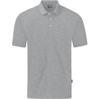 JAKO Unisex Polo Organic Stretch, Größe 5XL in Grau