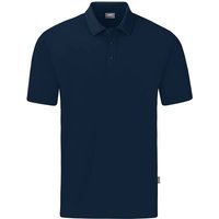 JAKO Unisex Polo Organic Stretch, Größe 5XL in Blau