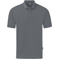 JAKO Unisex Polo Organic Stretch, Größe XXL in Grau