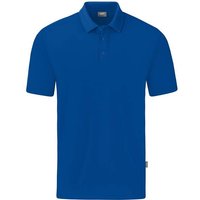 JAKO Unisex Polo Organic Stretch, Größe 3XL in Blau