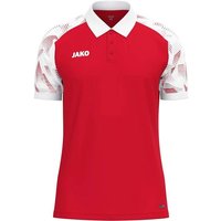 JAKO Unisex Polo Sonic, Größe S in Rot