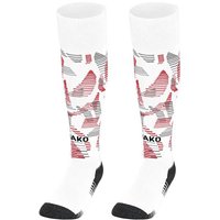 JAKO Unisex Stutzenstrumpf Sonic, Größe 6 (47-50) in Weiß