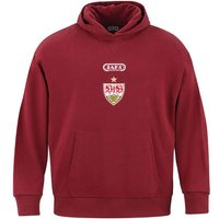 JAKO Unisex VfB Hooded Sweat Freizeit, Größe XL in Rot