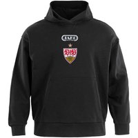 JAKO Unisex VfB Hooded Sweat Freizeit, Größe XXL in Schwarz