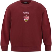 JAKO Unisex VfB Sweat Freizeit, Größe M in Rot