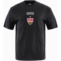 JAKO Unisex VfB T-Shirt Freizeit, Größe L in Schwarz