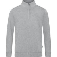 JAKO Unisex Ziptop Organic, Größe XL in Grau