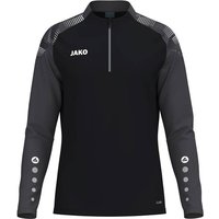JAKO Unisex Ziptop Sonic, Größe S in Schwarz